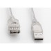 S-link SL-AF2005 Usb2.0 5m Şeffaf Uzatma Kablo