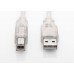 S-link SL-U2005 Usb2.0 5m Şeffaf Yazıcı Kablo