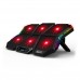 Rampage AD-RX44 X-GALE 6 Fanlı 12 RGB Işık Modlu 7 Kademe Standlı LCD Göstergeli Notebook Soğutucu