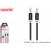 Asonic AS-X605 1m Siyah 3.5mm Stereo Ses Kablosu