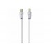 Belkin BLK-F3Y054bf1M-WHT Metal 1m COAX,M/M 75dB Anten Kablosu