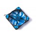 Evercool CS1230B 120*120*25mm Mavi Işıklı Kasa Fanı