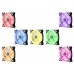 Evercool CS1230RGB 120*120*25mm 7 Renkli Kasa Fanı