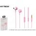 Hytech HY-X05 Mobil Telefon Uyumlu Pembe Kulak İçi Mikrofonlu Kulaklık
