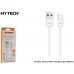 Hytech HY-X211 1M 2,1A Micro Usb Beyaz Şarj Kablosu