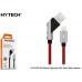 Hytech HY-X315 3A iPhone Lightning 1M, Siyah Şarj Kablosu