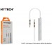 Hytech HY-X73 1.5m Beyaz 3.5mm Stereo Spiralli Ses Kablosu