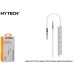 Hytech HY-X74 1m Beyaz 3.5mm Stereo Spiralli Ses Kablosu