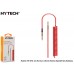 Hytech HY-X74 1m Kırmızı 3.5mm Stereo Spiralli Ses Kablosu