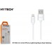 Hytech HY-X94 1m 2.4A iPhone Lightning Beyaz Şarj Kablosu