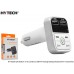 Hytech HY-XCB30 Çift USB 5V 3.1A Led Ekran USB+TF Desteği Gümüş Bluetooth Fm Transmitter Hytech HY-XCB30 Çift USB 5V 3.1A Led Ekran USB+TF Desteği Gümüş Bluetooth Fm Transmitter