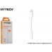 Hytech HY-XO43 Beyaz 3.5mm to Bluetooth Lightning Çevirici