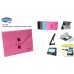 Addison IP-130 Pembe Ipad 3 Fonksiyonel Deri Kılıf