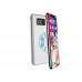 S-link IP-G10W 10000mAh LCD Göstergeli Kablosuz Powerbank Beyaz Taşınabilir Pil Şarj Cihazı