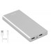 S-link IP-G11 IRON 10000mAh Powerbank Gümüş Taşınabilir Pil Şarj Cihazı