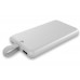 S-link IP-G19L 8000mAh 1 Usb Port 2 in 1 Kablo Powerbank Beyaz Gizli Ledli Taşınabilir Pil Şarj Cihazı