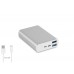 S-link Swapp IP-G7 7800mAh Powerbank Gümüş Taşınabilir Pil Şarj Cihazı