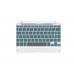 Everest KB-BT11 Beyaz Bluetooth iPad Mini Işıklı Delux Multimedia Kablosuz Stand/Klavye