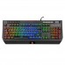 Rampage KB-R105 EXHERO Full RGB Ledli Outemu Blue Switch 5 Makro Tuşlu Standlı Türkçe Gaming Oyuncu Klavyesi