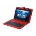 Everest KB-TAB10 10 Kırmızı Micro+Mini Usb Türkçe Q Klavye Tablet Pc Kılıfı