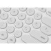 Everest KM-01K Beyaz Usb Yuvarlak Tuşlu 3D Mouse Combo LC Layout Klavye + Mouse Set