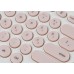 Everest KM-01K Pembe Usb Yuvarlak Tuşlu 3D Mouse Combo LC Layout Klavye + Mouse Set