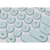 Everest KM-01K Turkuaz Usb Yuvarlak Tuşlu 3D Mouse Combo LC Layout Klavye + Mouse Set