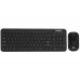 Everest KM-01W Siyah Yuvarlak Tuşlu 3D Mouse Combo Türkçe Kablosuz Klavye + Mouse