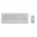 Everest KM-3850 Beyaz Q Multimedia Klavye + Mouse Set