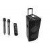 Mikado MD-741BT 250W 2 Ad. Kablosuz Mikrofonlu Siyah Usb+SD+Fm LCD Ekran Toplantı Konser Anfisi Çok Amaçlı