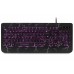 Rampage KB-R45 CRASH Siyah USB 3 Renk Zemin Aydınlatmalı US Layout Gaming Klavye