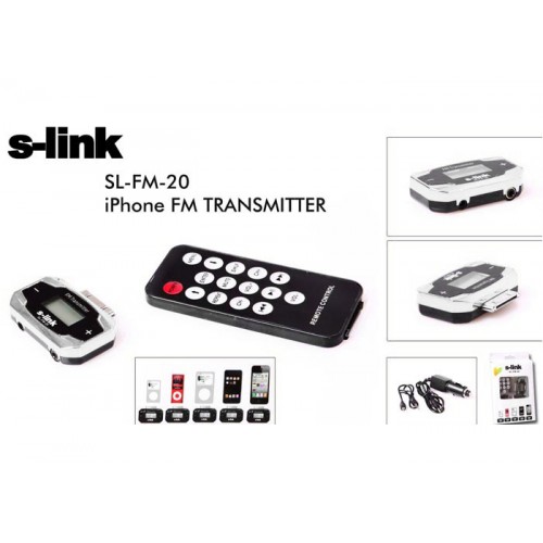 S-link SL-FM-20 iPhone Fm Transmitter S-link SL-FM-20 iPhone Fm Transmitter