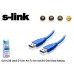 S-link SLX-U38 Usb3.0 1.5m Am To Am Usb3.0 Gold Data Kablosu