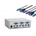 S-Link SL-2021 2 Port VGA+PS2 1.8m M/M Kablolu Manuel KWM Switch
