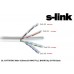S-link SL-CAT707BK 305m 0.55mm 23 AWG Full Bakır UTP CAT6 Kablo