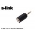 S-link SL-DC46 3.5 to 2.5 F Stereo 25li Paket Adaptör