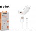 S-link SL-EC13M 3500mA Ev Şarj 18W + 2.4A Micro USB Quick 3.0 Hızlı Şarj Adaptör Seti