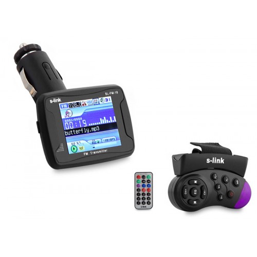 S-link SL-FM-18 2Gb MP4 SD/Usb Destekli Fm Transmitter S-link SL-FM-18 2Gb MP4 SD/Usb Destekli Fm Transmitter