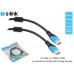 S-link SL-H4K5 19+1 HDMI to HDMI 5m Gold Kılıflı v2.0 Ultra HD 4K 2160p 3D Kablo