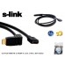 S-link SL-HF15 HDMI M to HDMI F 1.5m 1.4Ver. 3Dli Kablo