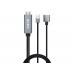S-link SL-IPH25 HDMI to USB-F 2m Mobil Telefon Uyumlu Görüntü Aktarıcı Kablo