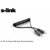 S-link SL-SP1 1m Stereo M/M Siyah Spiral Ses Kablosu