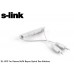 S-link SL-SP2 1m Stereo M/M Beyaz Spiral Ses Kablosu