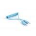 S-link SL-SP5 1m Stereo M/M Mavi Spiral Ses Kablosu