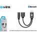 S-link SL-TA40M Gri Metal 2in1 bluetooth Şarj+Kulaklık Çevirici