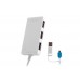 S-link SL-U143 Beyaz Usb 2.0 Kart Okuyucu + 3 Port Usb Hup + Micro Otg Çevirici