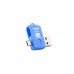S-link SL-U94 Mavi Usb To Mikro 5 Pin + Kart Okuyucu OTG Çevirici