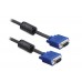 S-link SL-VGA15 VGA 15m Projeksiyon Data Siyah Kablosu