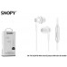 Snopy SN-778 LEGATO MP3 Kulak İçi Beyaz Mikrofon - Kulaklık