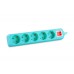 S-link SPG-R-5 1.5m 5li Akım Korumalı Mavi Priz Çoklayıcı S-link SPG-R-5 1.5m 5li Akım Korumalı Mavi Priz Çoklayıcı